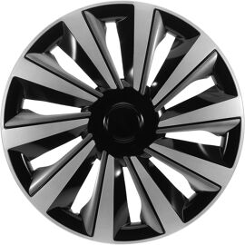 Mevronisshop-Enjoliveur Central 15 Pouces Gris Argenté, Cache-Moyeux De Roue De Voiture, Protection Solide Pour Jantes, Usage Urbain Et Campagne