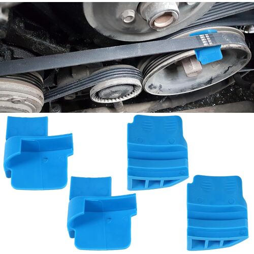 Mevronisshop-4 Pièces Outils En Installation Et Retrait De Courroies Élastiques, Plastique En Forme De V Outil De Démontage De Courroie, Kit D'outils Pour Courroie Dentée Aux Véhicules, Camions Et Ca