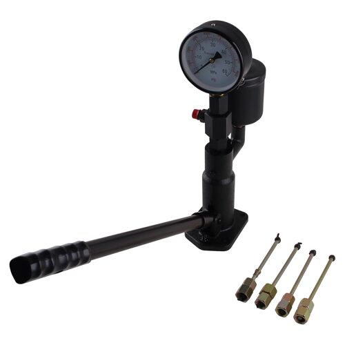 Mevronisshop-0-600 Bar - Appareil De Test D'injecteur Avec Double Échelle - Testeur D'injecteur - Appareil De Diagnostic Dans Le Moteur Diesel Pour Différents Tests Et Tests