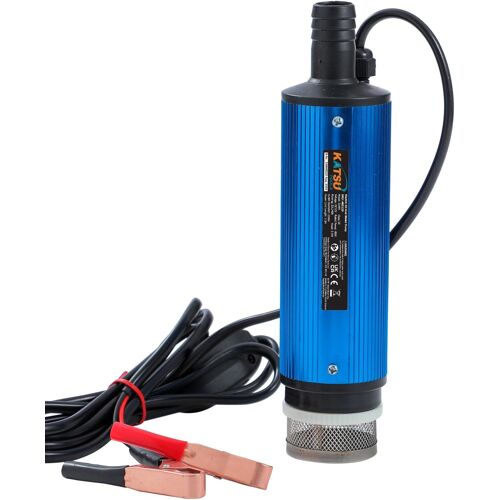 Mevronisshop-Pompe De Transfert De Fioul Diesel 12 V 60 W, Pompe À Eau Submersible En Alliage D'aluminium De 51 Mm De Diamètre, 33 L/Min, Pour Bateau De Camion De Voiture