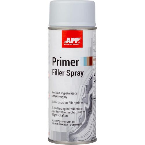 Mevronisshop-App Primer Filler Spray | Apprêt Antirouille Pour Metal | Bombe Peinture Antirouille D'apprêt Pour Carrosserie Voiture Avec Des Propriétés De Remplissage Élevées | Gris Clair | 400 Ml