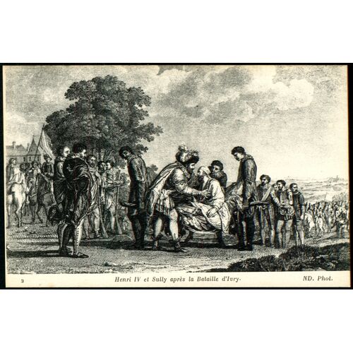 Carte Postale N°2, Henri Iv Et Sully Après La Bataille D'ivry