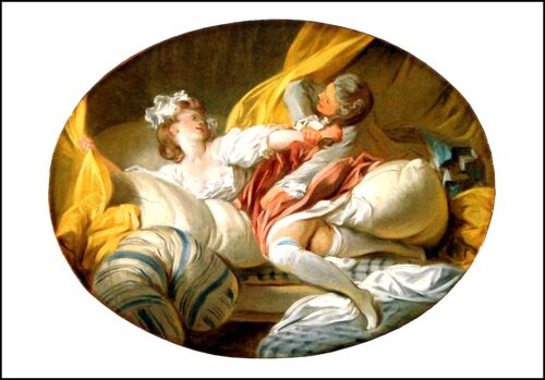 Fragonard Jean-Honoré Lot Cartes Postales Tableaux Peinture