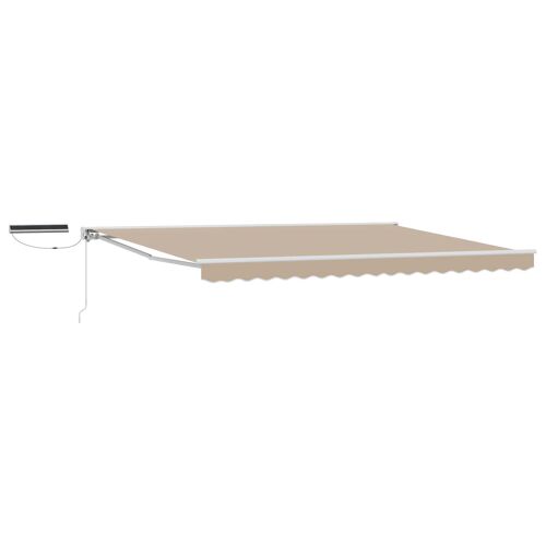 Vidaxl Auvent Rétractable Électrique Beige 4 X 2 M