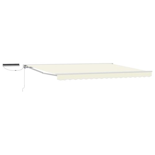 Vidaxl Auvent Rétractable Électrique Crème 4 × 3 M