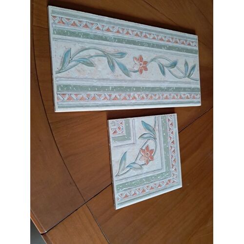 Lots De Carrelages Motif Fleurs