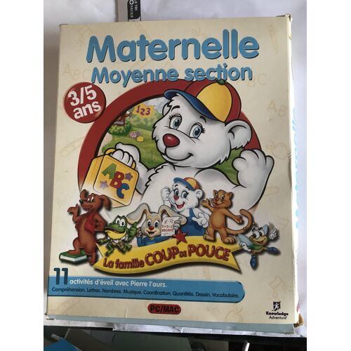 jeu CD-ROM Maternelle Moyenne section : la famille coup de pouce