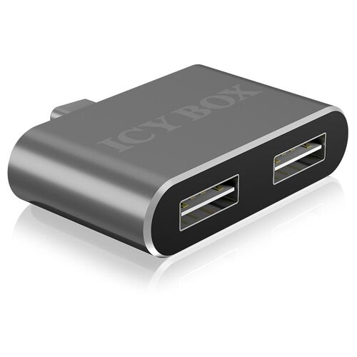 ICY BOX IB-HUB1201-C USB Type-C 480 Mbit/s Anthracite