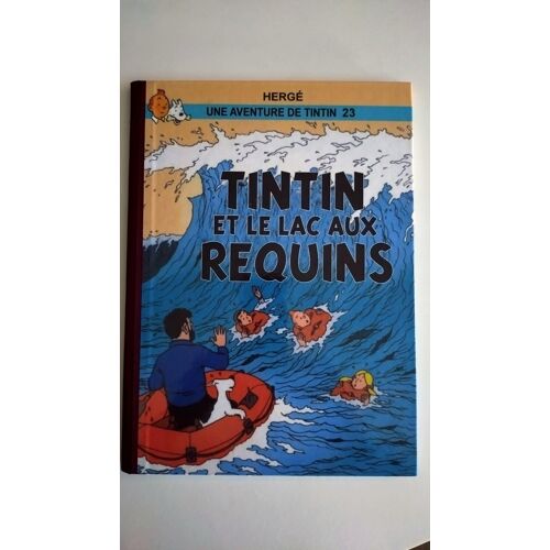 Couverture Rodier Pastiche - Tintin Et Le Lac Aux Requins