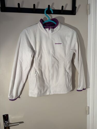 Veste Polaire Zippée Bicolore Quechua - Fille 10 Ans - Style École