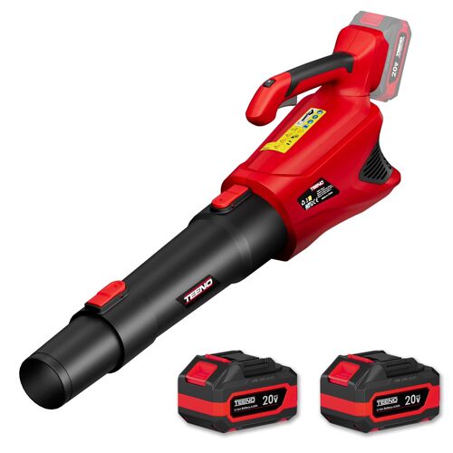 Souffleur de Feuilles sans Fil 20 V, souffleur à Feuilles avec Batterie 8,0 Ah, 5 Modes de Vitesse pour l'entretien de la pelouse, 4500 W, Le soufflage de la Neige, et Le dépoussiérage