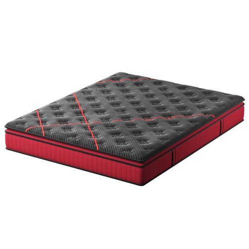 Matelas Ressorts 140x190 cm de Forme en Mousse et Ressorts, 30 cm Épaisseur