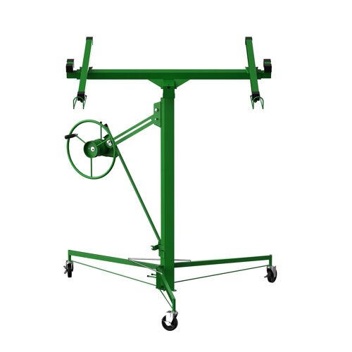 Aide à la pose de plaques de plâtre avec une capacité de charge de 68 kg, taille XXL, élévateur de plaques de plâtre, hauteur réglable de 140 à 325 centimètres