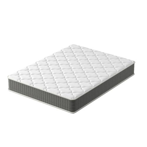Matelas Ressorts 140x190cm de Forme en Mousse et Ressorts, 20 cm Épaisseur