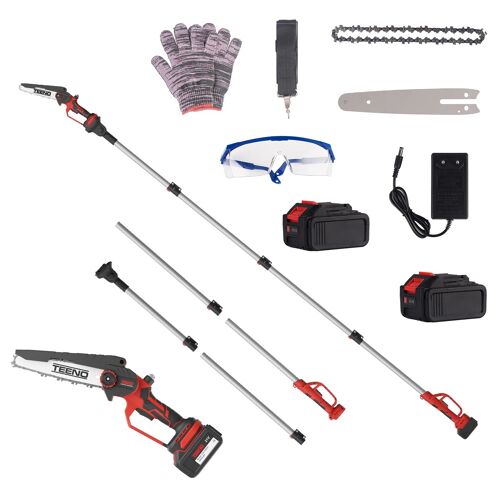 Tronçonneuse électrique, sécateur électrique 2 en 1, tronçonneuse sans balais