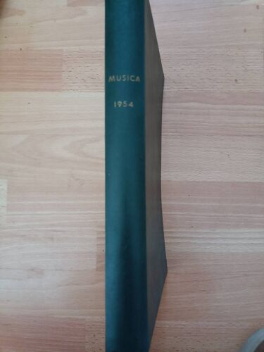 Revues Musica, Du N°1 Au 9 Dans Un Volume Relié, De Avril À Décembre 1954