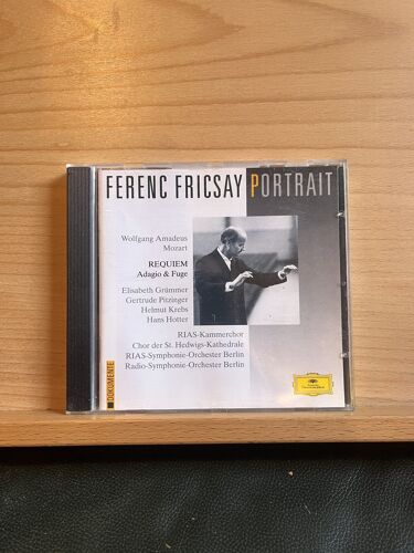 Fricsay Rias Symphonie Orchester Berlín Mozart Requiem Cd Deutsche Grammophon