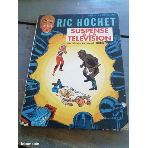 Bd Ric Hochet Suspense À La Television Tibet & Duchateau Édition Dargaud 1968