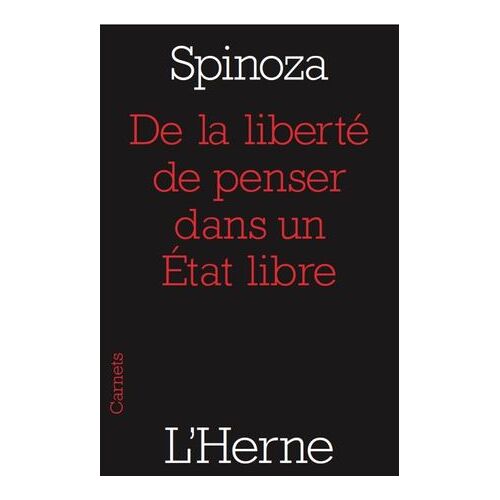 De La Liberté De Penser Dans Un État Libre