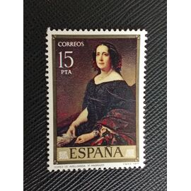 Timbre Espagne Y T 2082 Gertrudis Gomez De Avellaneda 1977 (040310 )