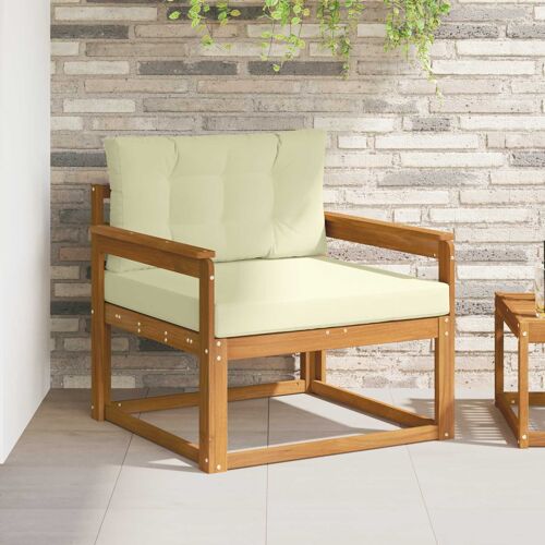 vidaXL Sofa de milieu extérieur Bois d'Acacia Massif Naturel