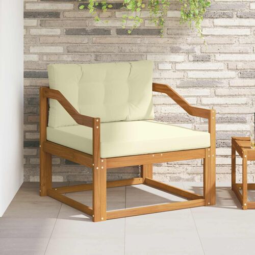 vidaXL Sofa de milieu extérieur Bois d'Acacia Massif Naturel