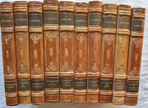 Romain Rolland, Jean-Christophe, Les 10 Tomes (Complet), Albin Michel, 1929