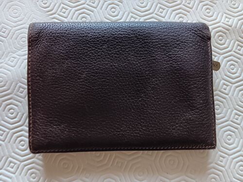 Portefeuille cuir noir (SABRINA)