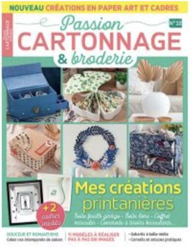 Passion Cartonnage Et Broderie N°12