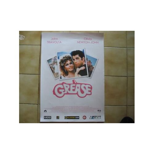 Poster Affiche Du Film Grease Neuf
