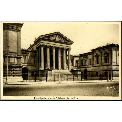 Carte Postale N°785, Montpellier, Le Palais De Justice, 1949