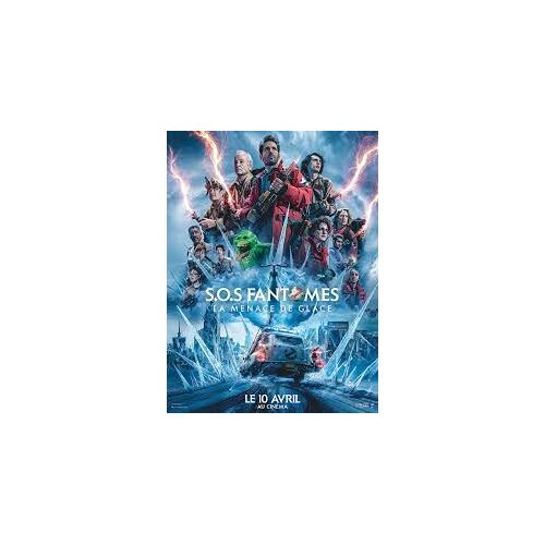 S.O.S. Fantômes : La Menace De Glace De Gil Kenan Avec Paul Rudd, Carrie Coon, Finn Wolfhard... - Affiche Originale De Film Format 120 X 160 Cm