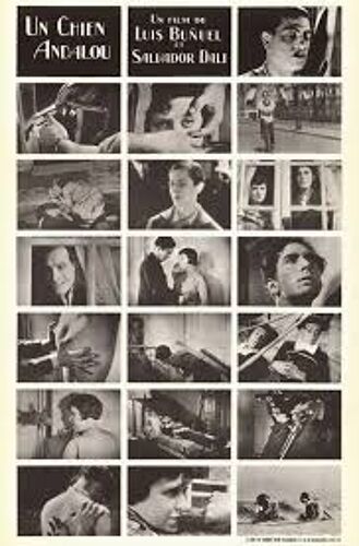 Un Chien Andalou De Luis Buñuel Avec Pierre Batcheff, Simone Mareuil, Salvador Dalí... - Affiche Originale De 1968 Format 80 X 120 Cm