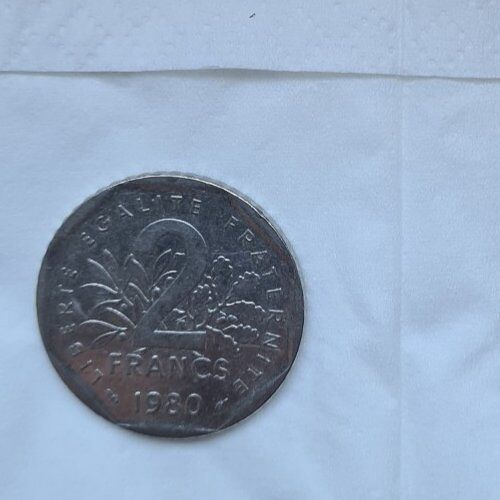 Pièce 💯 Authentique De 2 Francs De 1980 🇫🇷