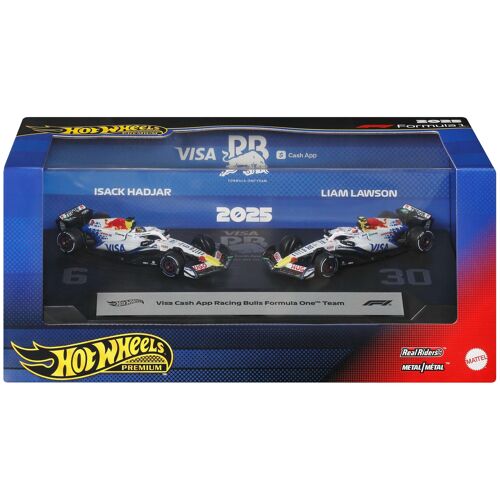 Hot Wheels Hot Wheels-Coffret De 2 Voitures-Premium Visa Cash App Racing Bulls