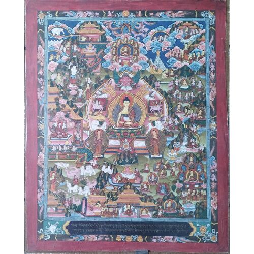 Thanka Vie Bouddha- Nepal-Tibet