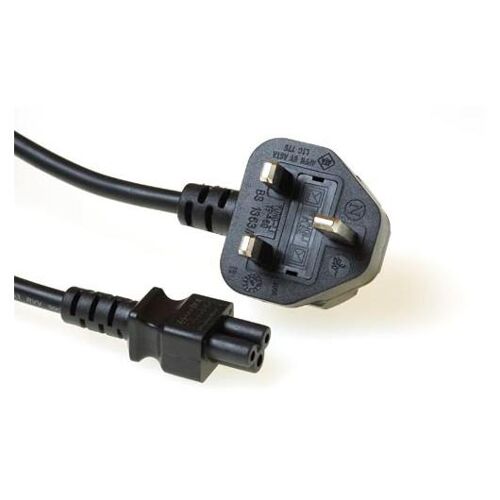 ACT 230V connection cable UK plug - C5 1.8 m Noir 1,8 m