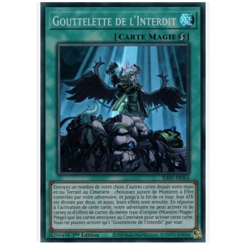 Yu Gi Oh Ra01 Fr064 Gouttelette De L Interdit Super Rare