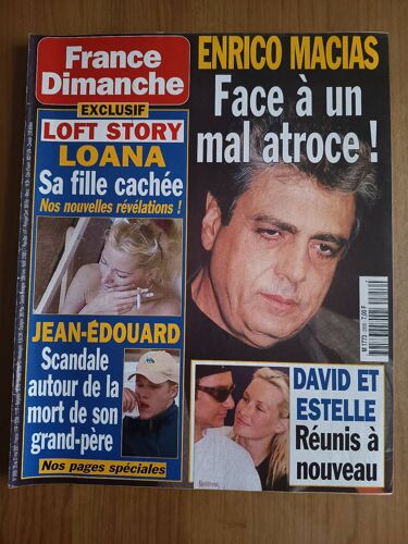 France Dimanche N° 2856 Enrico Macias / Loana / Coluche