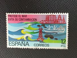Timbre Espagne Y T 2117 Conservation De La Mer 1978 (040310 )