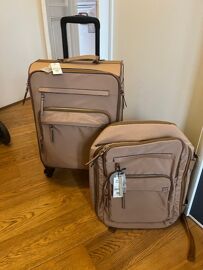 Ensemble valise + sac à dos cabine en nylon très légers jamais utilisés