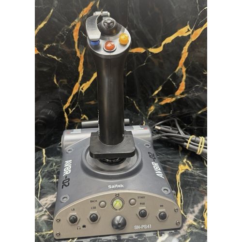 Saitek SN-PS41 Xbox 360 Aviator Flight Stick Joystick Controller AV8R-02