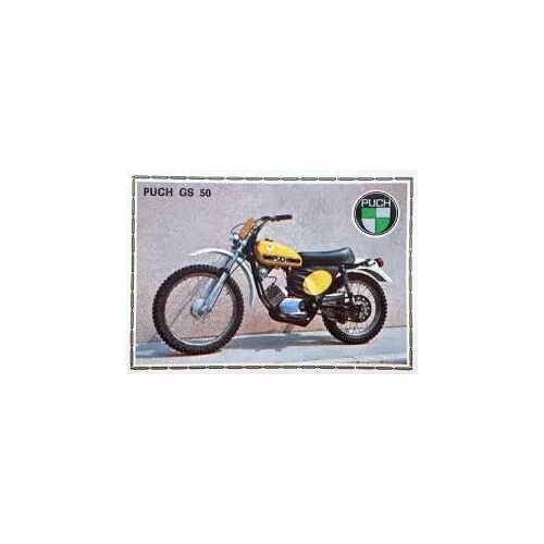 Carte Panini Super Moto 163 Puch Gs 50