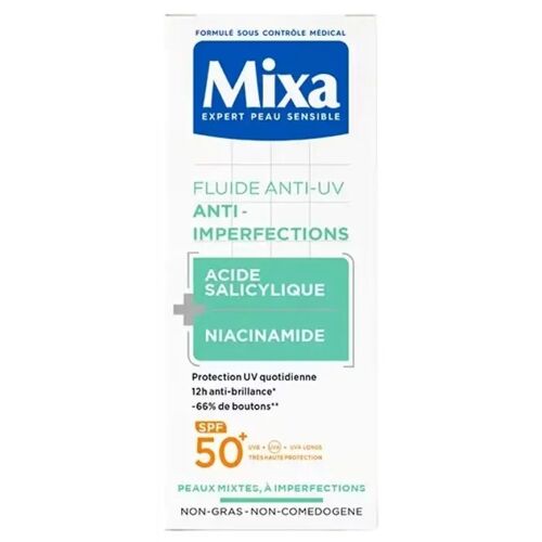 Mixa Fluide Anti-Imperfections Anti-Uv Spf50+ 40 Ml 