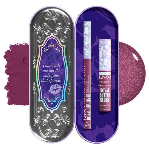 Nyx Professional Makeup Collection Limitée Bridgerton Royal Kit Lèvres 02 Multicolore