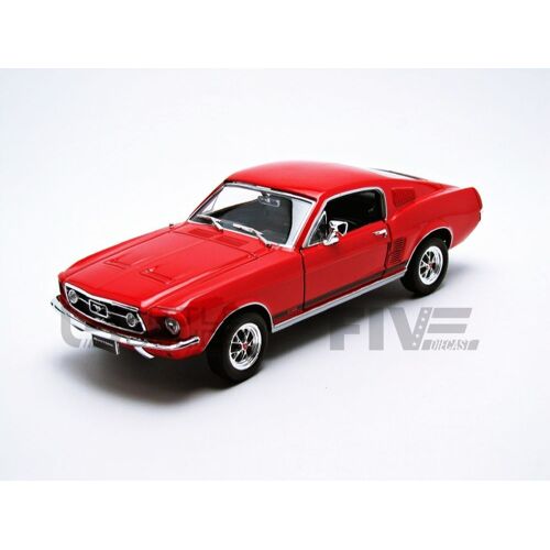 Welly 1/24 - Ford Mustang Gt - 1967 22522r-Welly