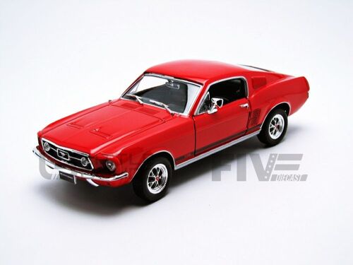 Welly 1/24 - Ford Mustang Gt - 1967 22522r-Welly