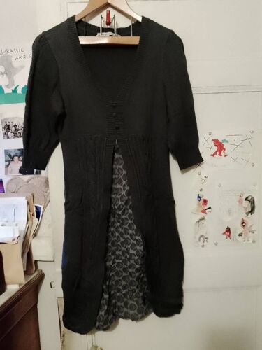 Robe Pull Grise 40 L Fiorella Di Verdi.