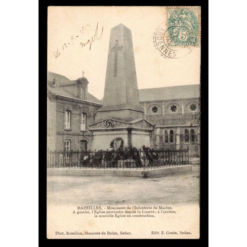 Cpa Bazeilles (Ardennes) 1903