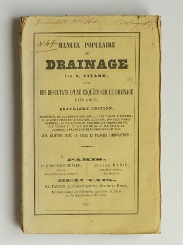 Manuel Populaire De Drainage ( Dans L'Oise ) 1856